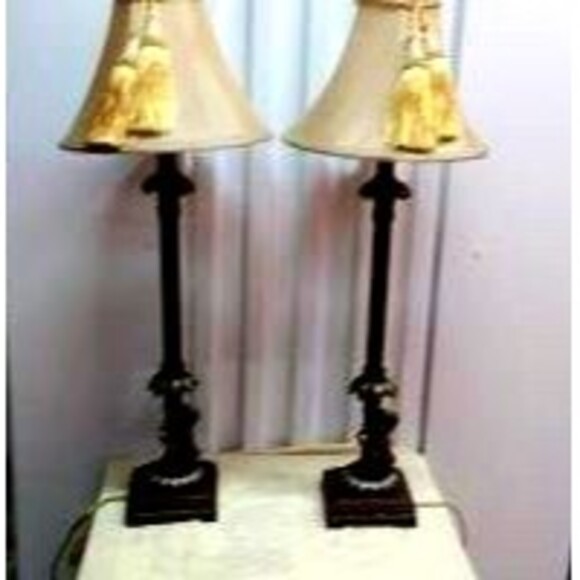 Monkey Pirates Lamps Figurine Statue Sculptures Chimps Buffet Table Lamps - Picture 5 of 7